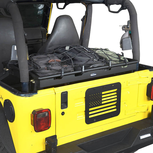 Jeep tj best sale storage rack