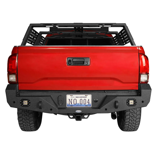 HookeRoad Tacoma Front & Rear Bumpers Combo for 2016-2023 Toyota Tacoma 3rd Gen b42024200s 33