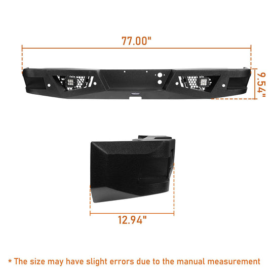 Hooke Road HR Front Bumper & Rear Bumper(07-13 Chevy Silverado 1500)