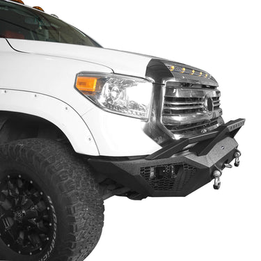 HookeRoad Full Width Front Bumper w/LED Lights for 2014-2021 Toyota ...